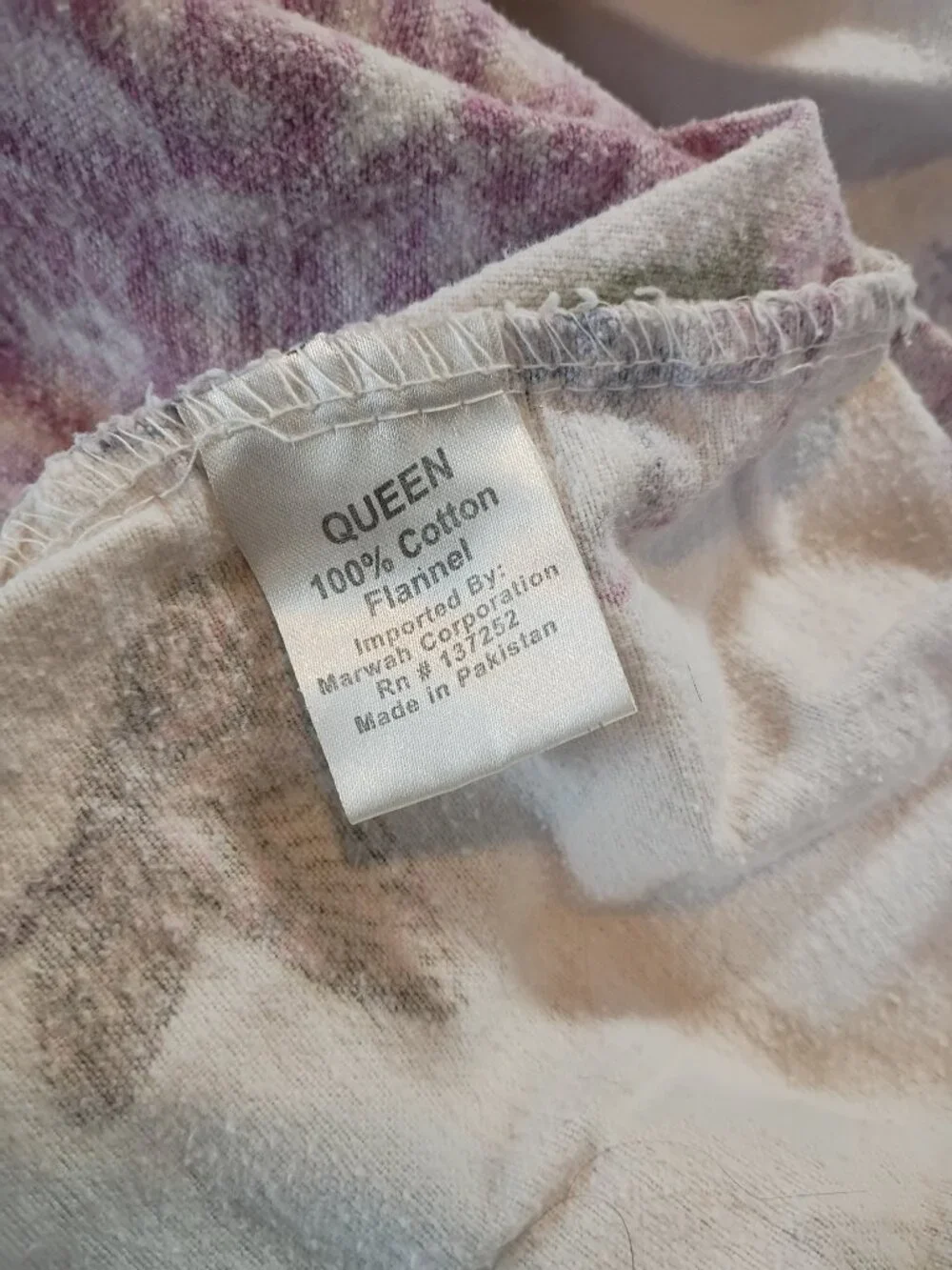 Discontinued Nature Floral Whimsical Cotton Queen Size Sheet READ Description